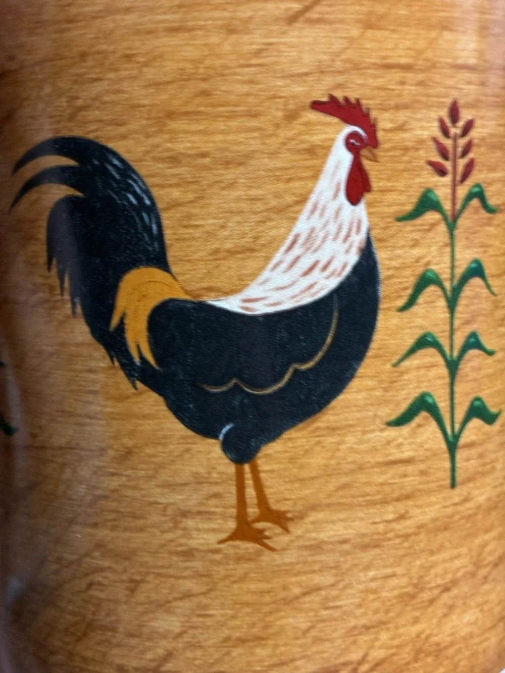 Rooster Ceramic Utensil Crock Warren Kimble Country quartet